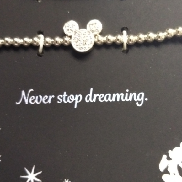 🧚Two Disney  Beautiful Silver Plated Bracelets - Picture 4 of 7